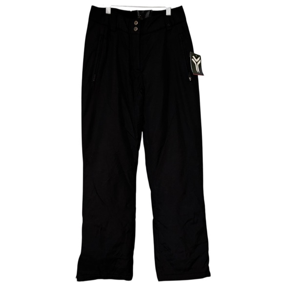 Fera Pants - NWT Fera Black Ski Snowboard Pants Cold Weather Insulated Elastic Waist Sz 4R